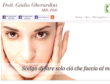 Tablet Screenshot of giuliogherardini.it
